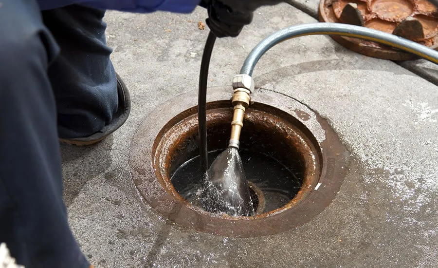 Hidrojateamento em tubulação